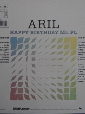 Aril Happy Birthday Mr. Pt. vinyl record used, electronic
