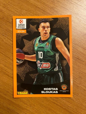 Kostas Sloukas Euroleague 2024-25 Panini sticker like new
