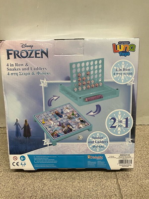 Disney Frozen 4 in Row and Snakes and Ladders game new