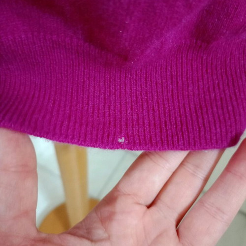 Wool cardigan fuchsia size S-XL like new