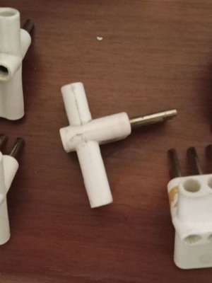 Old type taf used, pack of 7, three-pin