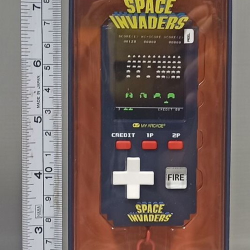 My Arcade Pixel Pocket Pro Space Invaders handheld electronic game new