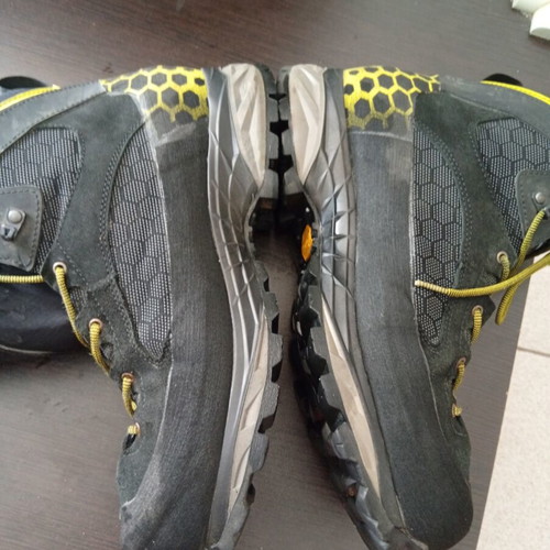 Zamberlan Rando GTX hiking boots, black and yellow, size 44