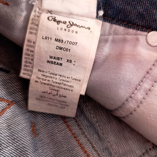 Pepe Jeans Denim Vintage Blue Skirt XS Small Like New