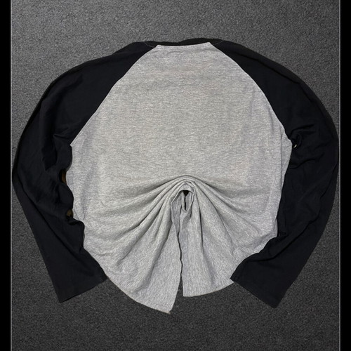Ecko Unltd Raglan Long Sleeve Shirt Gray Black Size L like new