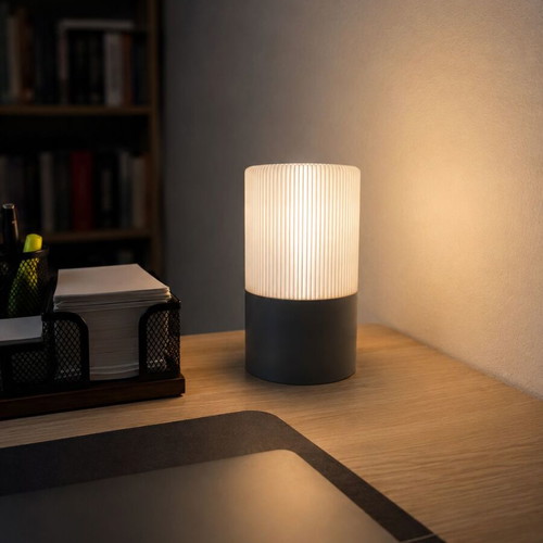 3D Printed Modern Spiral Table Lamp Small, made to order