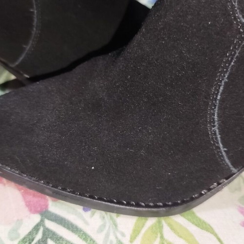 Μπότες Ideal Shoes δερμάτινες μέγεθος 41 σαν καινούργιες, μαύρες