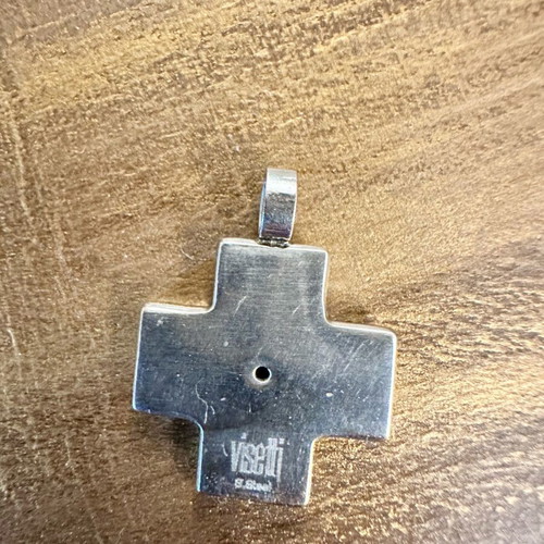 Visetti cross unisex with black onyx like new