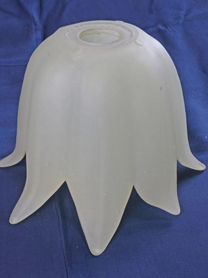 Replacement glass for 3Φ lamp new, height 12 cm