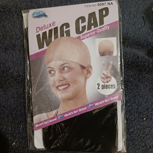 Wig caps black, set of 2, new