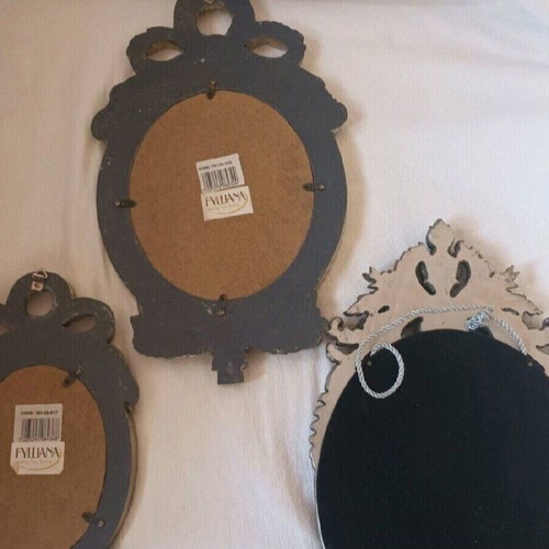 Antique mirrors used from the 60s, set of 3 pieces
