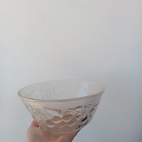 Crystal salad bowl/fruit bowl like new, unused