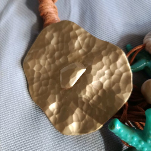 Necklace with starfish and shells new