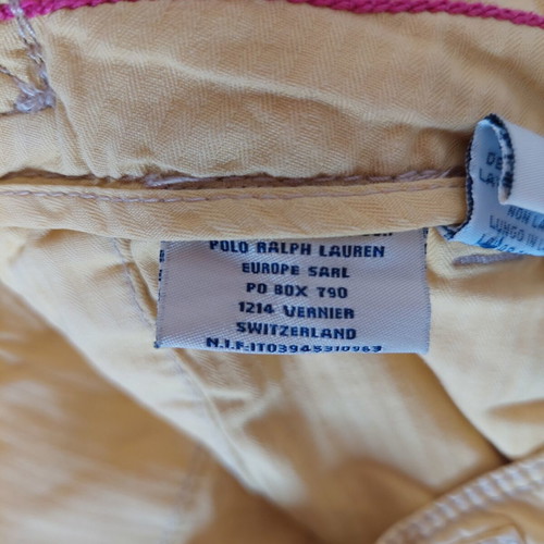 Ralph Lauren vintage Y2K polo shorts yellow size small like new