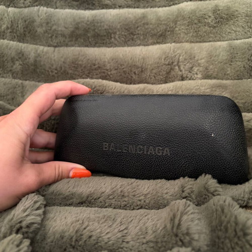 Balenciaga sunglasses used, black and brown