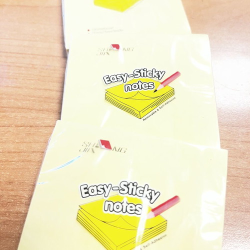 Sticky notes, pack of 3