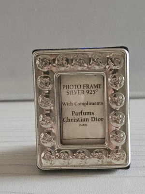 Christian Dior Silver Photo Frame 925 vintage, like new