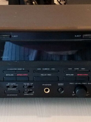 Kenwood KX-W6050 cassette deck used, double deck hi-fi