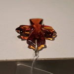 Amber cross solid Baltic amber new brown