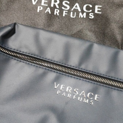Versace Perfume Bag new, black and navy blue