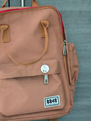 Small 8848 backpack like new, orange