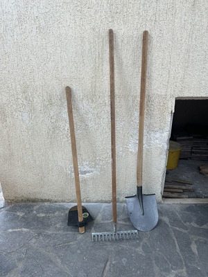 Garden tools used, set or individual