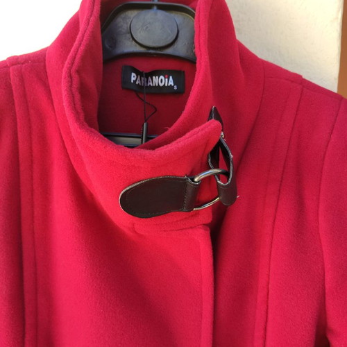 Coat used, red, size S