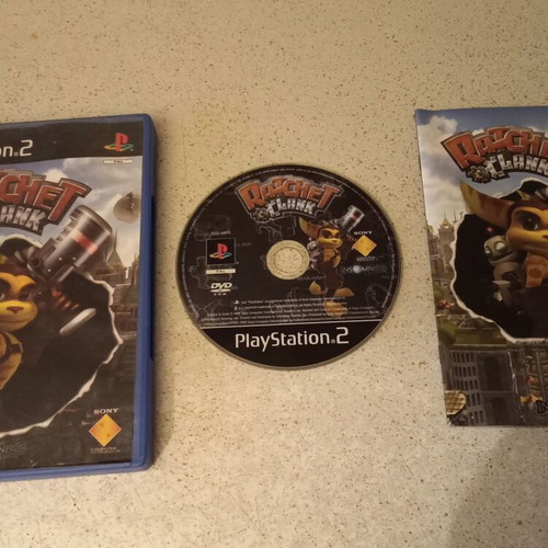 Ratchet and Clank PlayStation 2 game used, Greek edition with manual