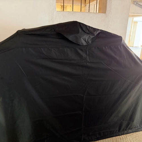 Motorcycle garage foldable black new with belt storage bag