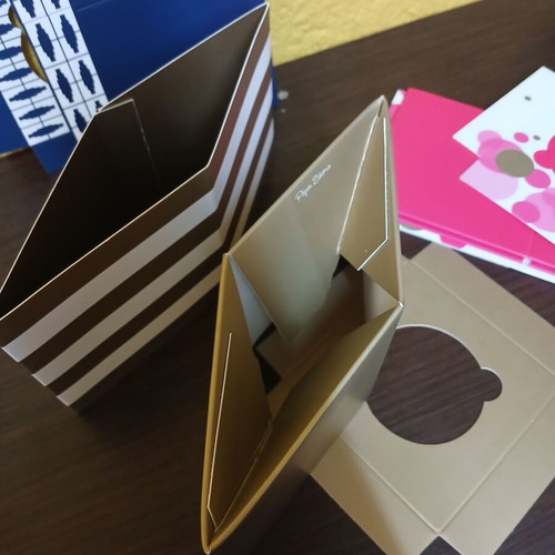 Gift boxes new, pack of 3 cardboard, foldable