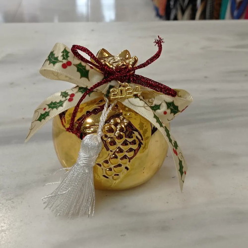 Handmade ceramic pomegranate charm new gold for 2024
