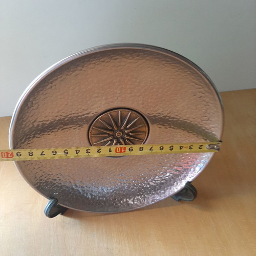 Macedonian Plate with Vergina Sun, Like New, 20cm Diameter