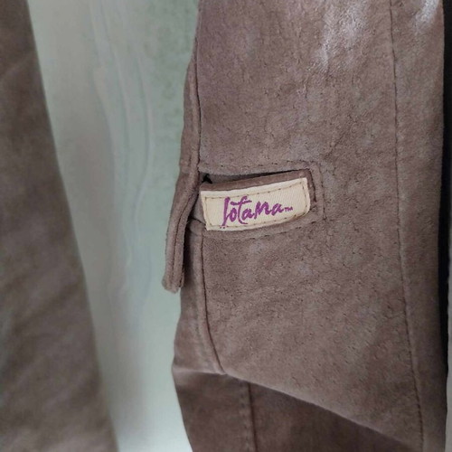 Jofama women's suede jacket with pearl buttons like new, size 38