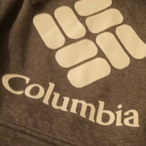 Columbia hoodie gray like new with hood