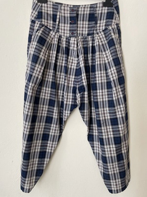 Sessùn plaid pants size S, like new, cotton linen blend