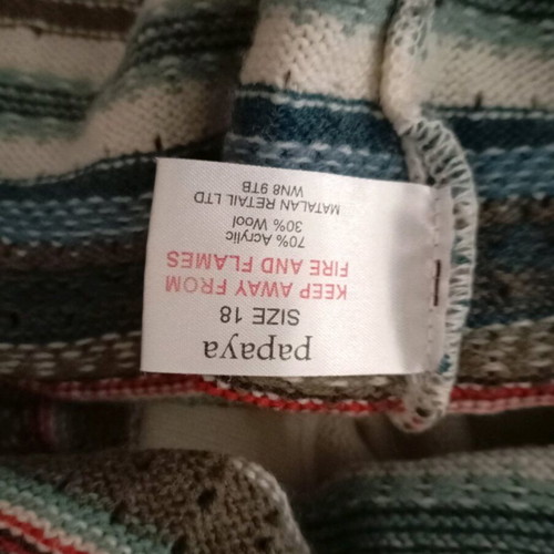 Papaya knitted women's dress size M used