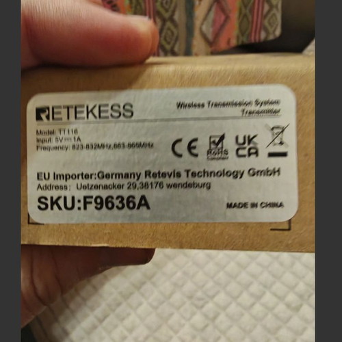 Retekess TT116 Wireless Receiver New