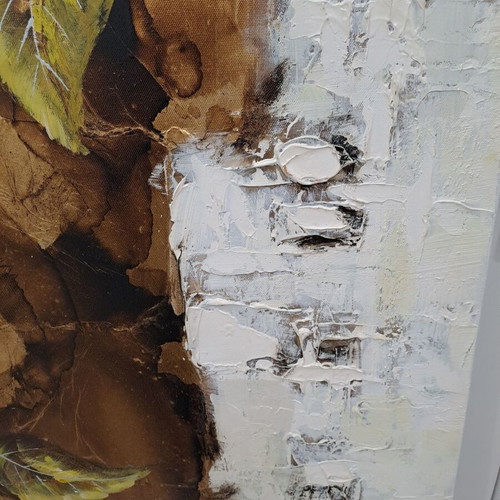 Canvas painting hand-painted like new, 60x60cm