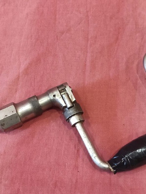 British military hand drill WW2 used, 40cm length