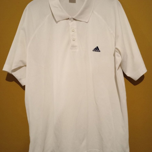 Adidas vintage tennis polo 2003 size L like new, white