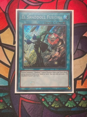 El Shadoll Fusion Yu-Gi-Oh card new, secret rare