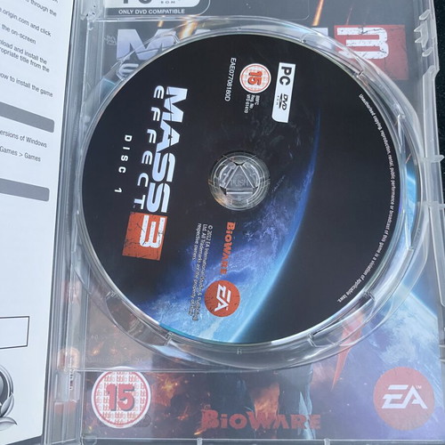 Mass Effect 3 PC DVD-ROM new, original game
