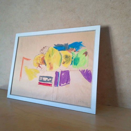 Stergios Tsioumas painting "Kydonia on the Fridge" used