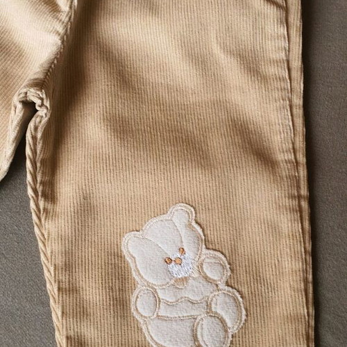 Unisex Baby Set Size 2 80cm 12-18 Months Corduroy Pants with Fleece Shirt New