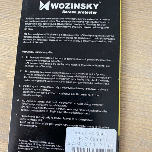 Tempered Glass for Samsung S20 Plus Camera new