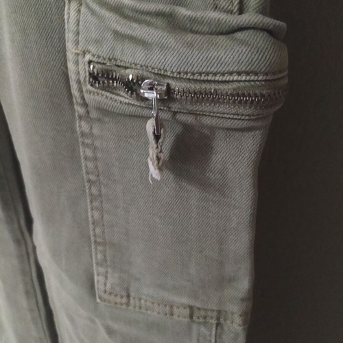 Zara cargo jeans green like new size 152 cm