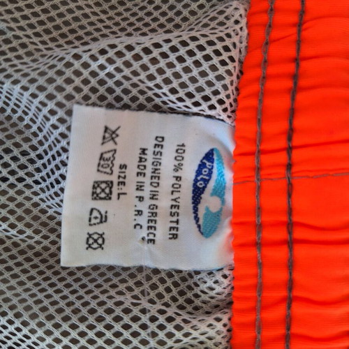 Men's swim shorts used, size Large, beige, Waves Swimming Gear