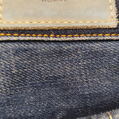 Y2K Vintage Denim Midi Skirt dark wash, like new, Massimo Dutti