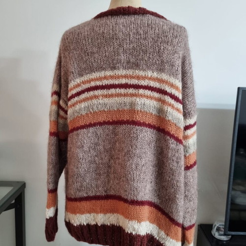 Oneonone Roasted wool cardigan new, multicolor, size M