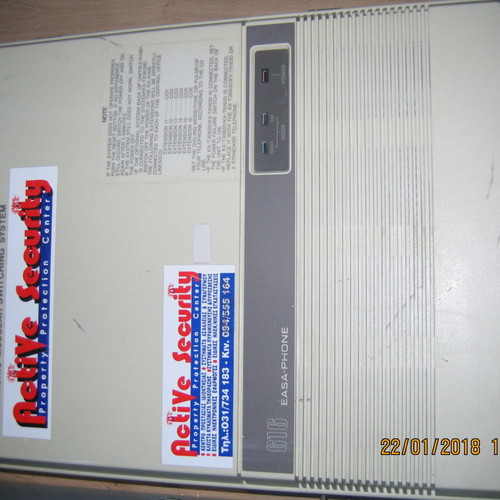 Panasonic alarm and telephone system used